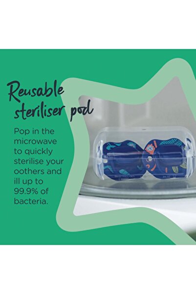 tommee tippee 0-6 Months Closer to Nature 2 Orthodontic Soothers