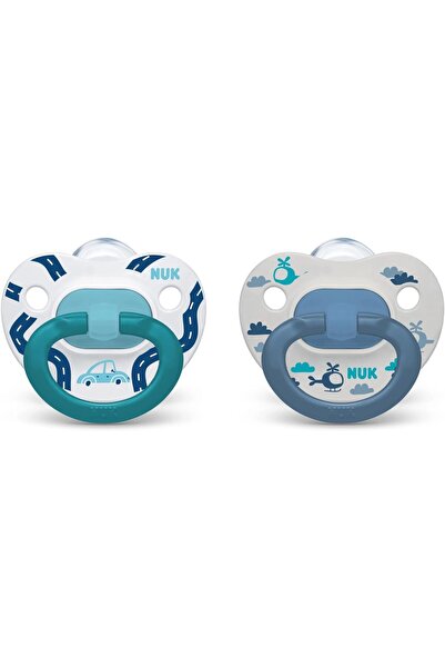 Nuk Orthodontic Pacifiers, Boy, 18-36 Months, 2-Pack
