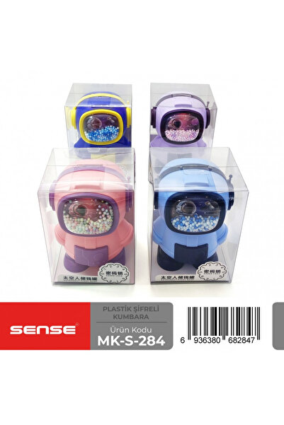 Sense Plastic Piggy Bank Mk-S-284 1 Piece