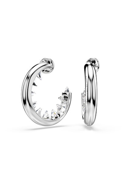 Swarovski 5723288 Küpe Sublıma:Pe Hoop Metal Whı/Rhs