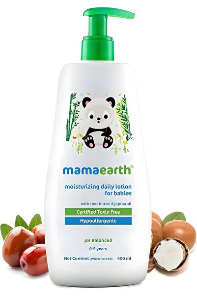 Mamaearth لوشن مرطب يومي للجسم بزيت الجوجوبا وفيتامين هـ والصبار - للبشرة الح...