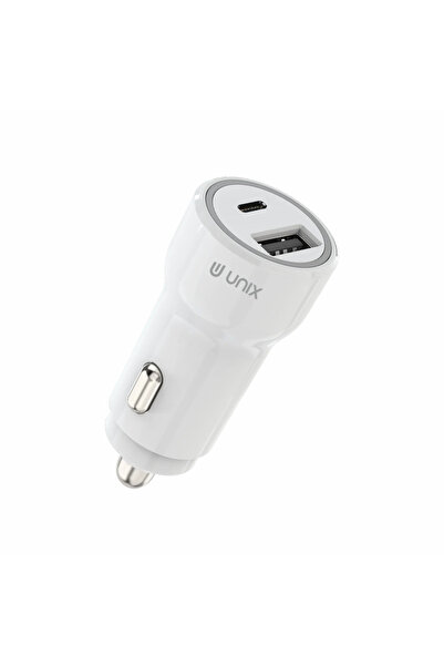 unix International شاحن سيارة فائق السرعة Unix UX‑C60 - 60 واط PD + شحن سريع ...
