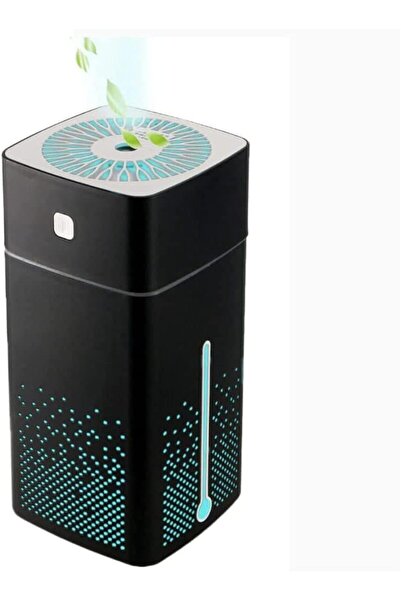 COOYA 1000ml Air Humidifier, Usb Large Capacity with 7 Color Leds Night Light, for Home and Travel (Black)