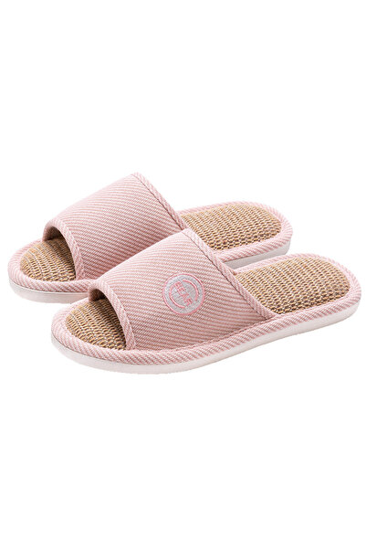 DOMEET نعال نسائية مصنوعة من إسفنج الذاكرة، نعال منزلية لغرفة النوم بنعل سميك، نعال ناعمة غير قابلة للانزلاق، مفتوحة على