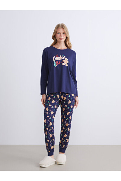 Vision New Season New Year Themed Women's Jogger Pajamas