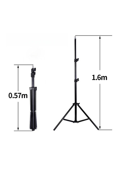 fulina Infrared Thermometer Tripod Stand, Adjustable Height, Foldable, for Offices Studios
