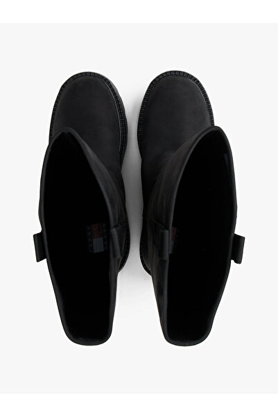 Tommy Hilfiger Leather Knee High Cleat Boots