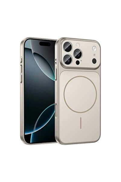 Zebana Apple iPhone 15 Pro Uyumlu Kılıf TitanMag ColorShield Kılıf (Kablosuz ...