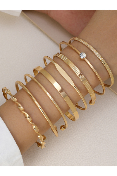 Take Two By Styli مجموعة من 8 أساور متنوعة