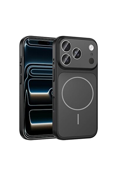 Zebana Apple iPhone 17 Pro Uyumlu Kılıf TitanMag ColorShield Kılıf (Kablosuz ...