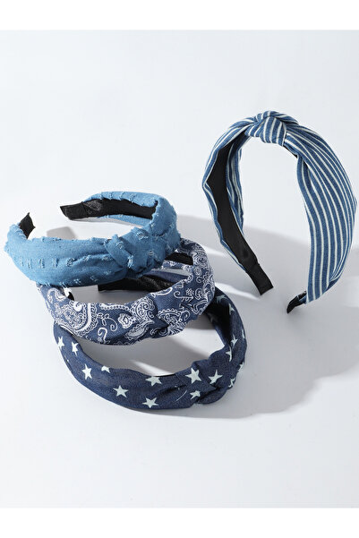 Take Two By Styli Set of 4 - Printed Twist Headband