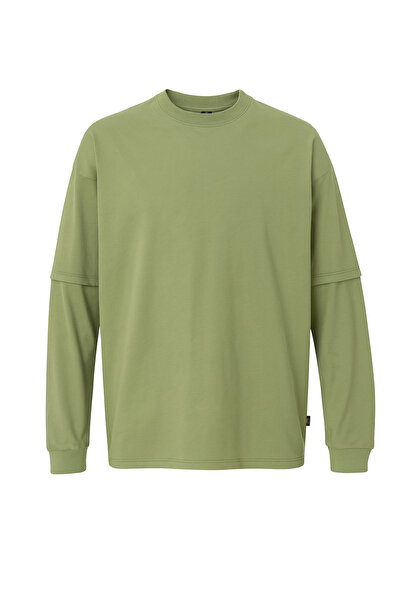 Espina Premium Double sleeve basic Oversized t-shirt