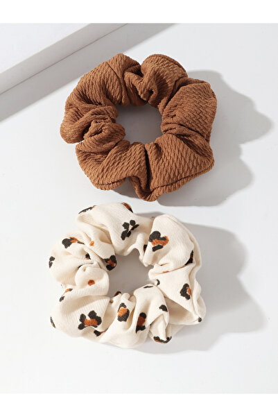 Take Two By Styli Set of 2 - Textured Scrunchies