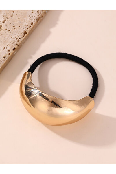 Take Two By Styli Drop Shape Metallic Hair Tie