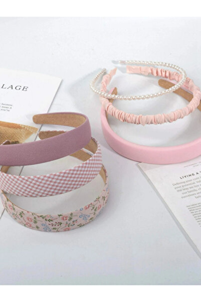 Take Two By Styli Set of 6 - Pink Assorted Headband