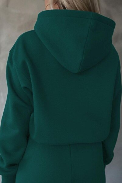 Mossta Nope Printed Ribbed Double Suit - Green