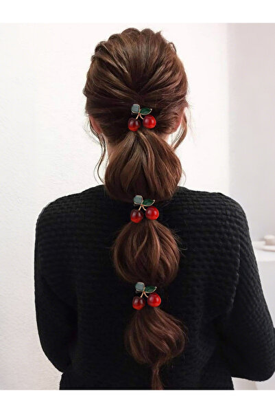 Take Two By Styli Set of 3 - Cherry Shape Hair Tie