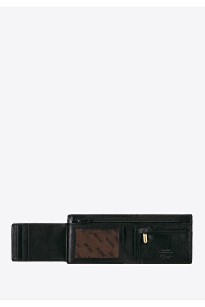 Wittchen Men's Leather Medium Wallet Black Leather