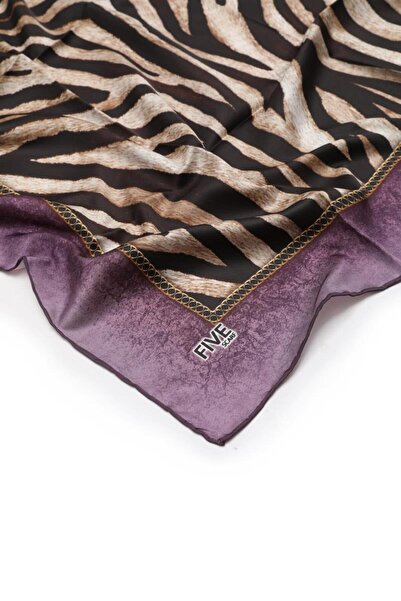 Levidor Purple Twill Digital Scarf