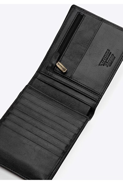 Wittchen Men's Leather Wallet for Registration Certificate, Black, Leather