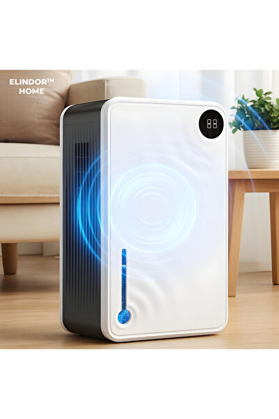 Elindor Dezumidificator compact pentru aerul din casă, rezervor de 3500 ml, u...