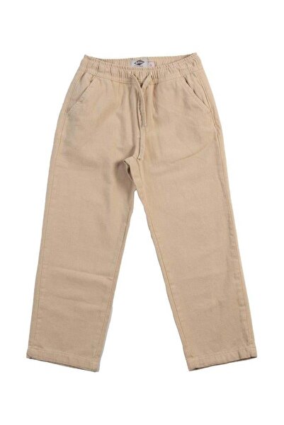 Lee Cooper Pantaloni pentru băieți, 100% bumbac, bej, cu croială normală, sli...
