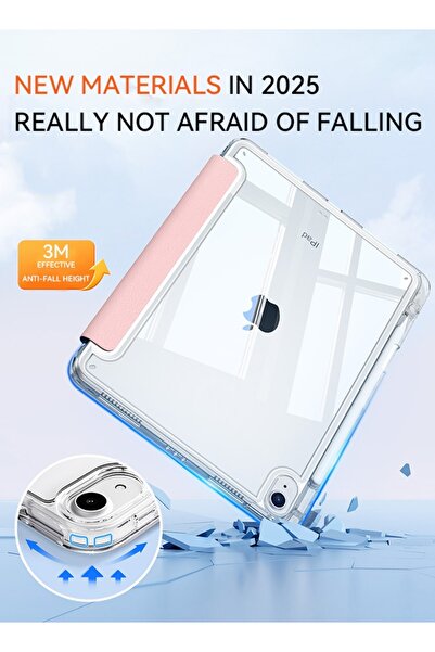 yaqeen حافظة لجهاز هواوي ميت باد SE مقاس 11 بوصة مزودة بفتحة للقلم، وحامل قابل للطي على شكل حرف Y مقاوم للصدمات/خاصية الاستيقاظ الذكي