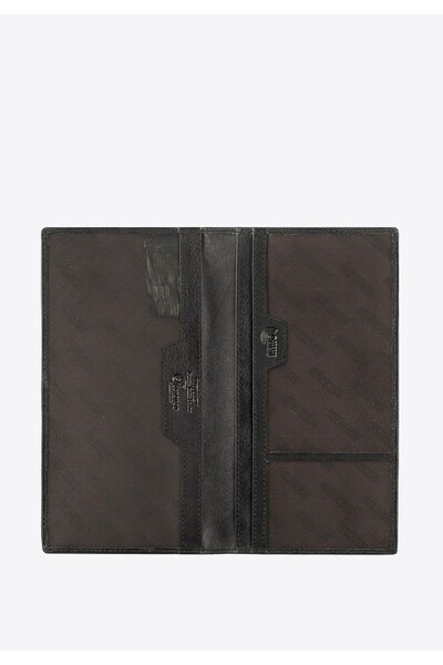 Wittchen Woman Leather Passport Case Simple Black Leather