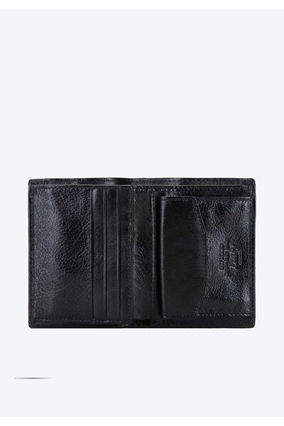 Wittchen Men's Leather Wallet Small Black Leather