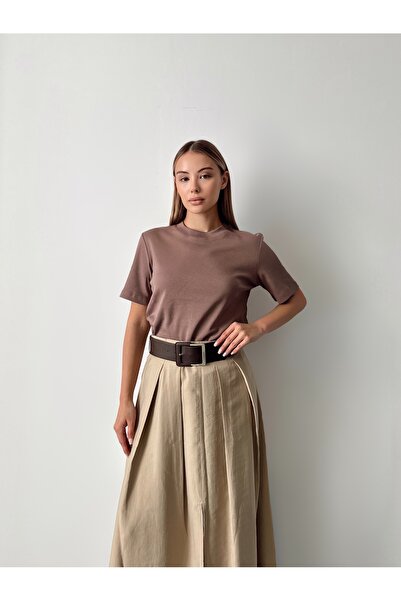 Somut istanbul Women's Crew Neck Organic Cotton T-Shirt