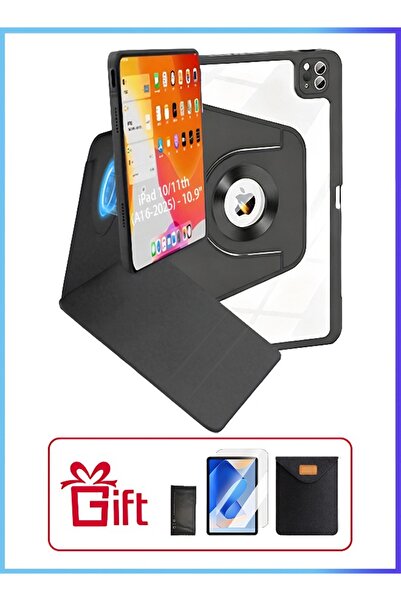 yaqeen iPad 11th Gen (A16 2025) And iPad 10th 10.9 Inch Case, iPad Case 360 Degree Rotation With Pen Slot