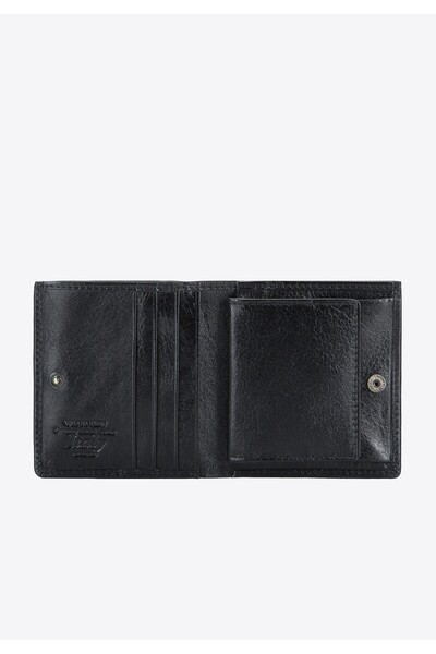Wittchen Woman Small Leather Women's Wallet Black Leather