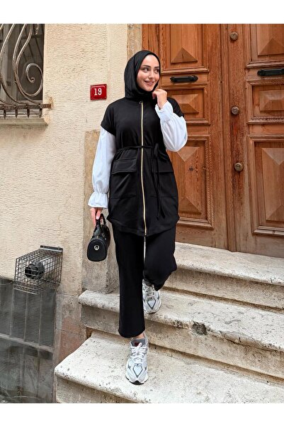 Moda Krash Vest and Pants Combination 2-Piece Set