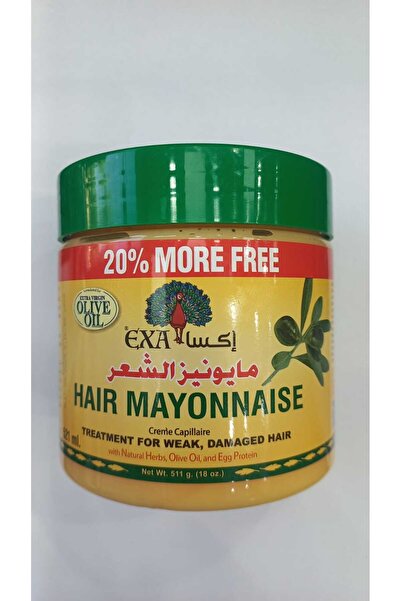 EXA مايونيز الشعر اكسا الز بزيت الزيتون مع بروتين البيض، 521 مل