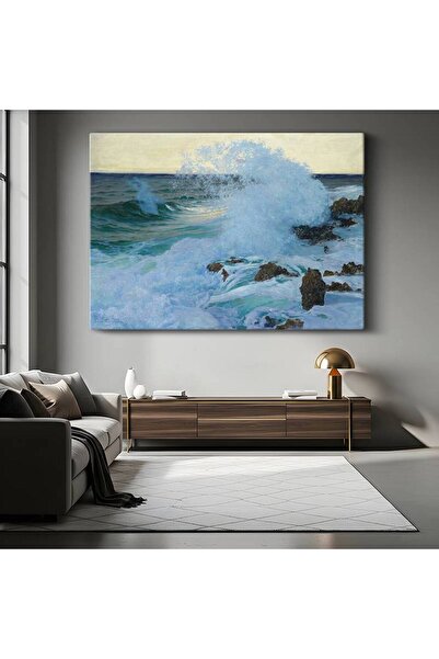 Generic Brand Pictură pe pânză de Frederick Judd Waugh, Dansul valurilor, pic...