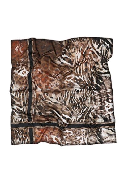 Levidor Καφέ ψηφιακό κασκόλ από τυλίγματα