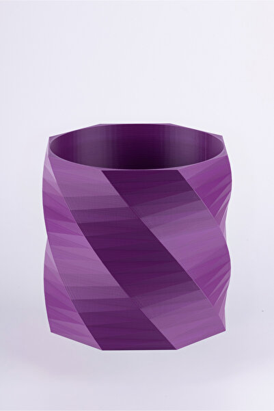 Floranti Spiral Geometrik Dekoratif Saksı 20x20x20cm No.401.MOR-02