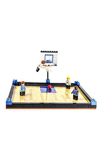 hak-iş oyuncak Sports Basketball Match 182 Piece Basketball Court Building Block Set