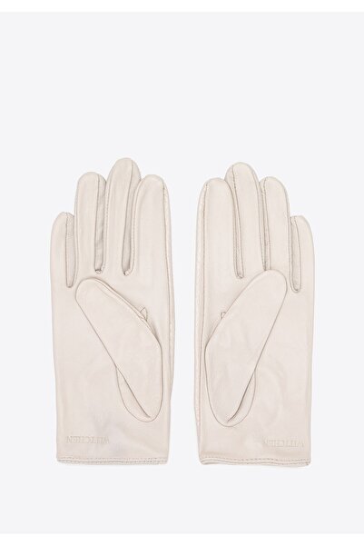 Wittchen Mănuși de șofat din piele pentru femei, clasice, crem