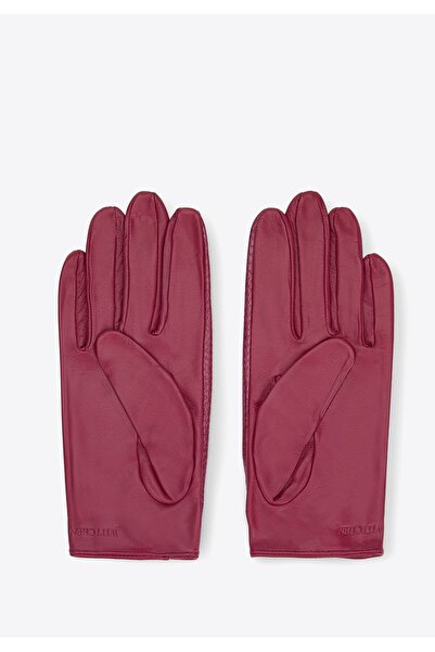 Wittchen Women's Leather Car Gloves Classic Carmine Leather