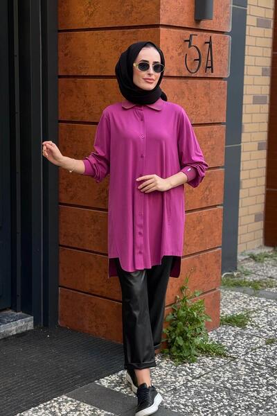 Invee Gömlek 6926 Menekşe