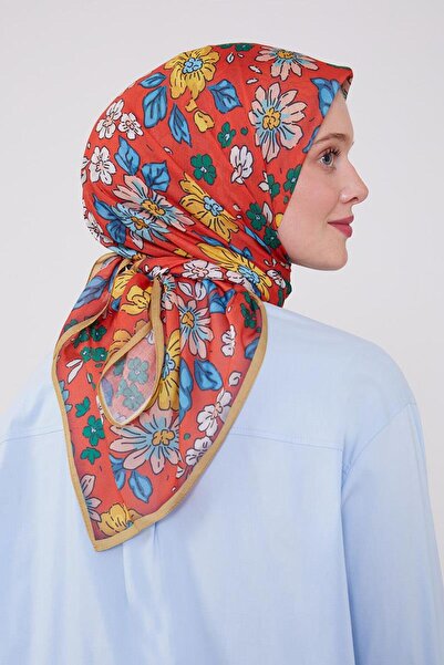 Levidor Κίτρινο μαντήλι από βαμβάκι Daisy