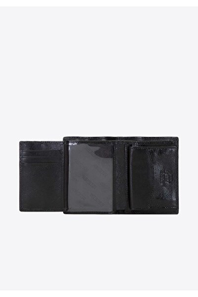 Wittchen Men's Leather Wallet Small Black Leather