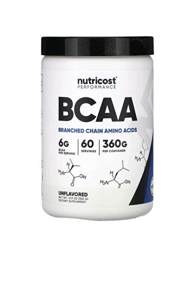 Nutricost BCAA 6gm, أداء عالي 6 جم من الأحماض الأمينية المتشعبة السلسلة، بدون...