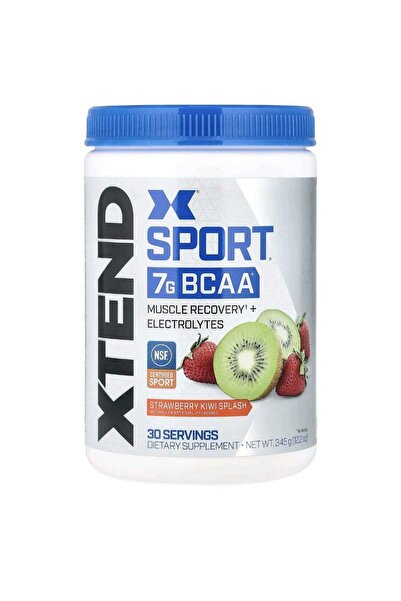 xtend مسحوق BCAA الأصلي بنكهة الفراولة والكيوي، 30 حصة، لاستعادة العضلات وترط...