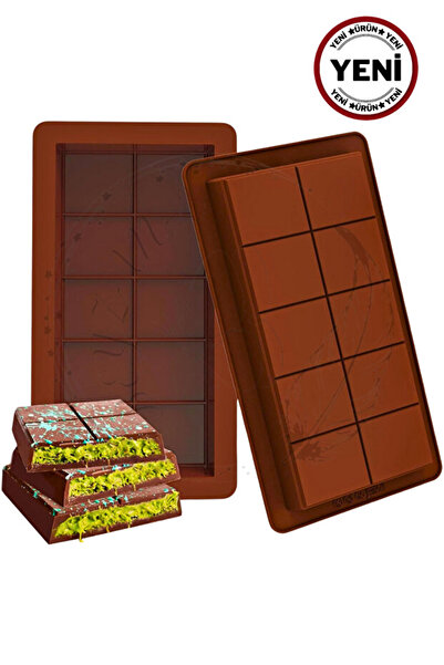 GÜZELYÜZ AVM Dubai Çikolatası Kalıbı Silikon Çikolata Kalıbı