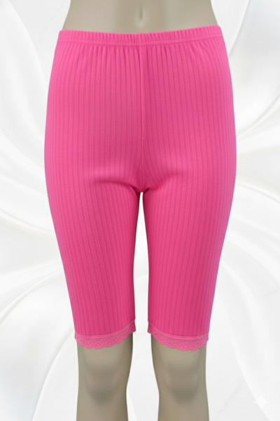 ali altun iç giyim Women's 100% Cotton Knee Lace Shorts 6575 – under Skirt Shorts & Undershirts