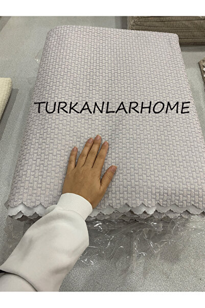 turkanlarhome Soft Texture Non-Slip Based Textured Sofa Cover Gray (200X 170 cm)