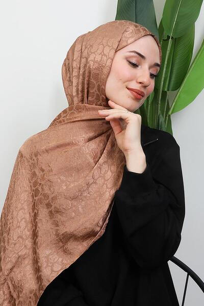 GİYZAMİLA Halka Aerobin Shawl Copper