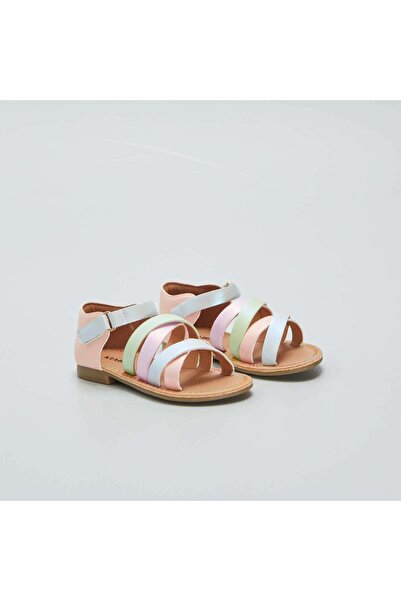 KİABİ Sandals with multicoloured straps PINK